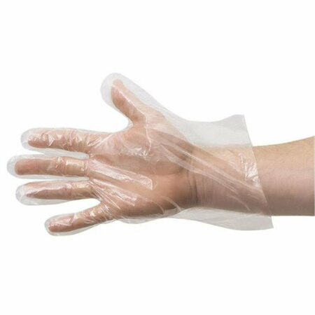 BAUMGARTENS Disposable Gloves, OneSize, 100 PK, Clear 64700